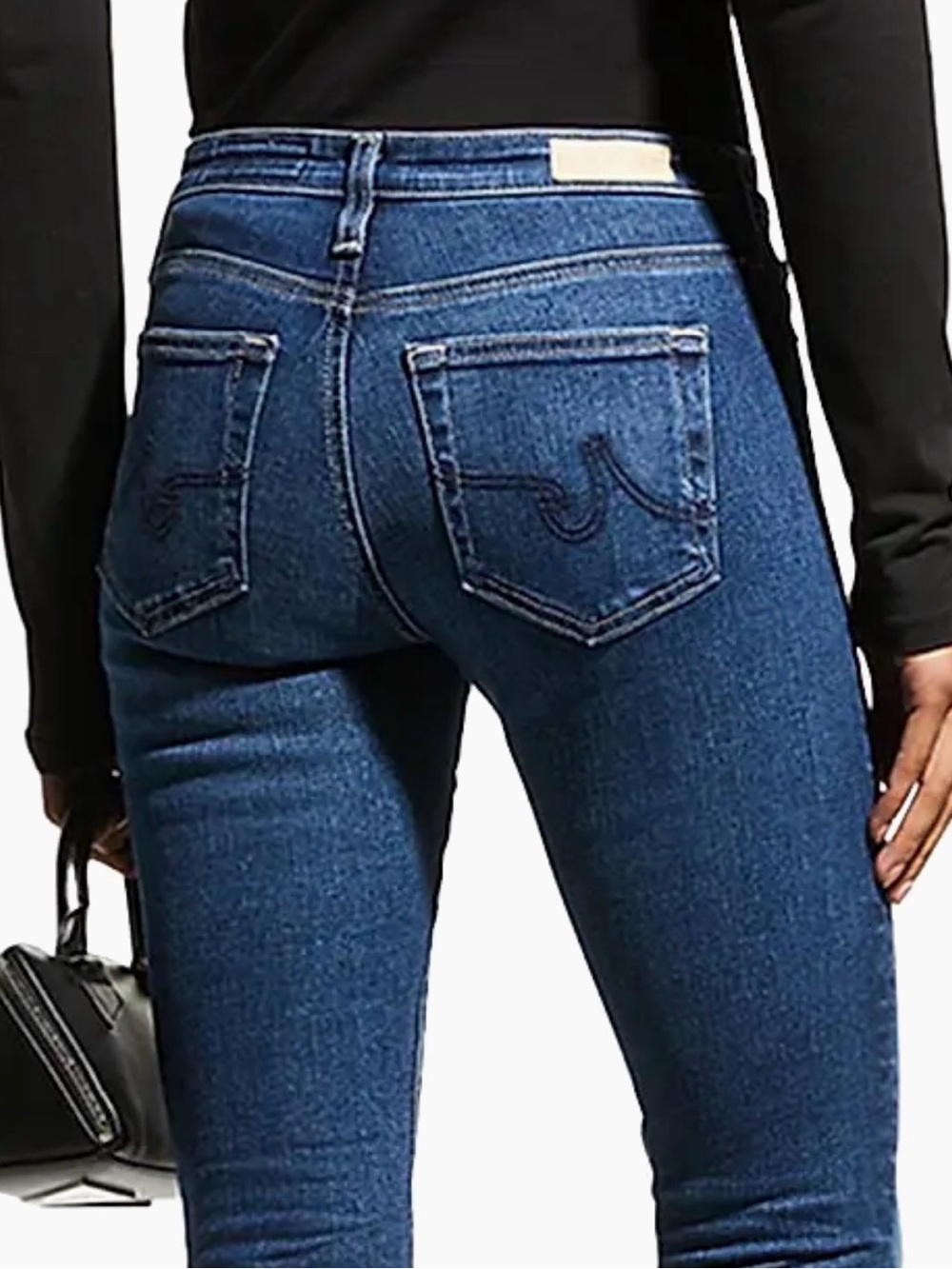 AG The Stilt Crop Raw Hem Cigarette Crop